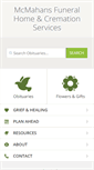 Mobile Screenshot of mcmahansfuneralhome.com